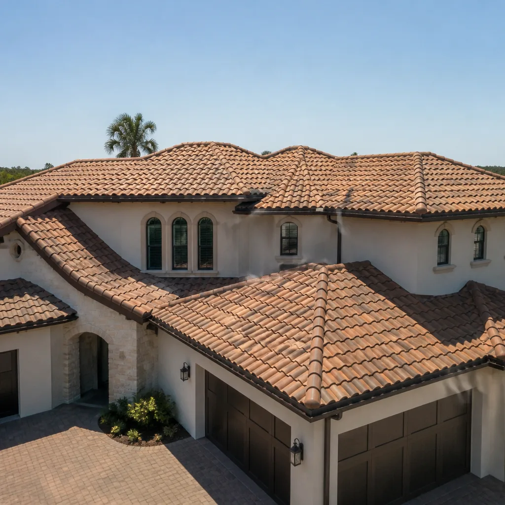 Tile roofing
